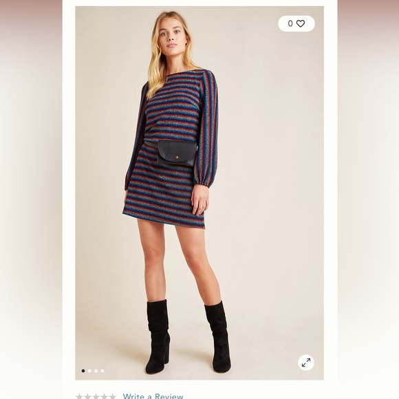 Anthropologie Dresses & Skirts - Anthropologie Eri + Ali rainbow shimmer tunic dress. Size small. NWOT.